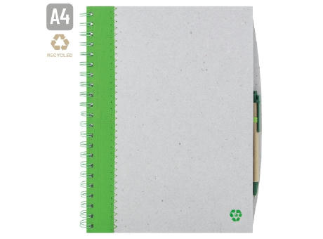 CUADERNO A4 CARTON RECICLADO 