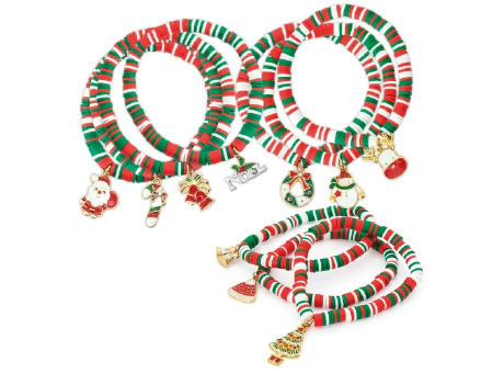 SET 10 PULSERAS NAVIDEÑAS 