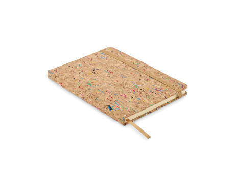 Cuaderno de color corcho A5