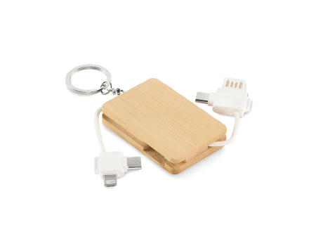 Cable de carga con llavero