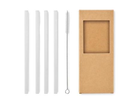 Set de pajitas reutilizables