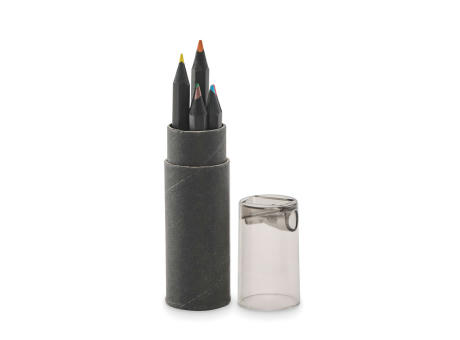 Estuche con 6 lápices de color