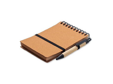 Libreta reciclada con bolígrafo