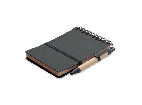 Libreta reciclada con bolígrafo