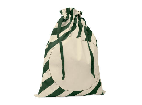 Bolsa grande algodón Papá Noel