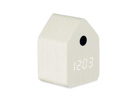 Reloj despertador de MDF