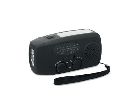 Radio portátil linterna LED