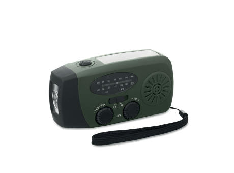 Radio portátil linterna LED