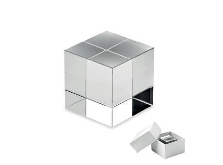 Premio cubo de cristal
