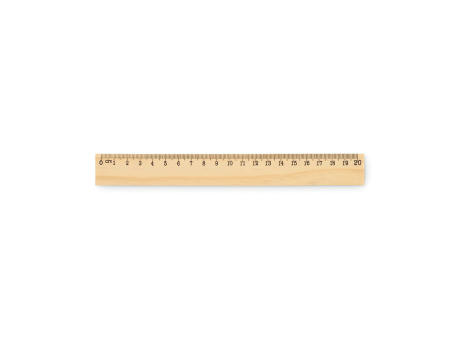 Regla de madera 20 cm