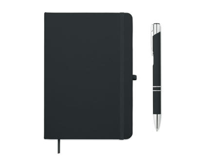 Set libreta A5 PU y boligrafo