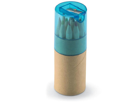 12 lápices de colores