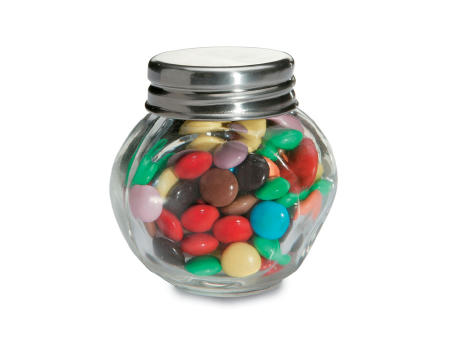 Chocolates en bote de cristal