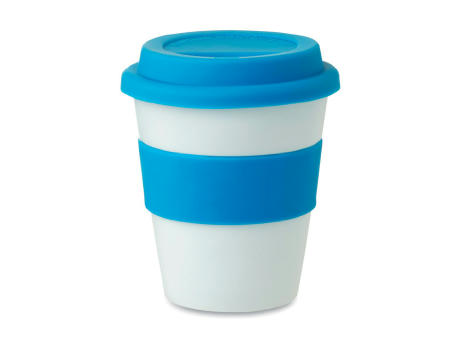 Vaso PP con tapa de silicona