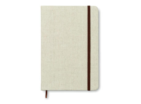 Cuaderno A5 con tapa de canvas