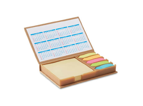 Set de notas y calendario
