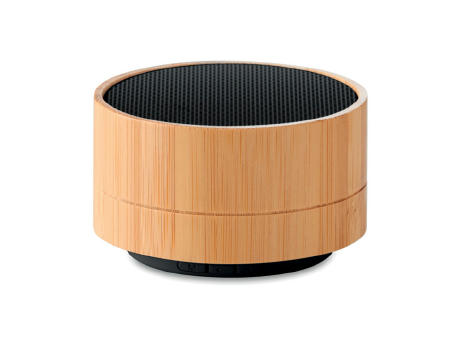 Altavoz inalámbrico bambú