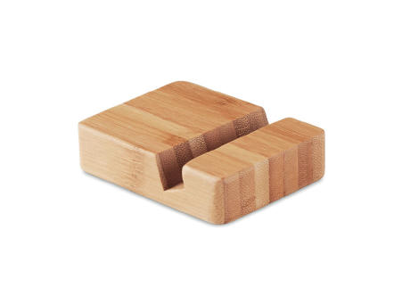 Soporte para teléfono de bambú