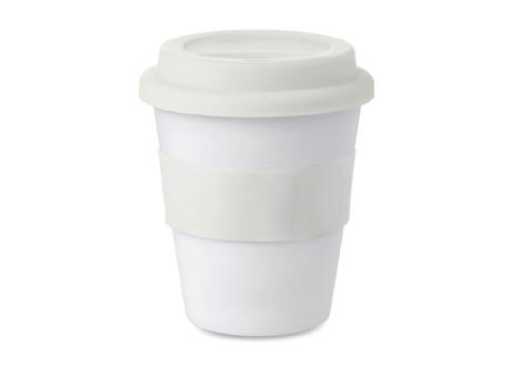 Vaso PP con tapa de silicona