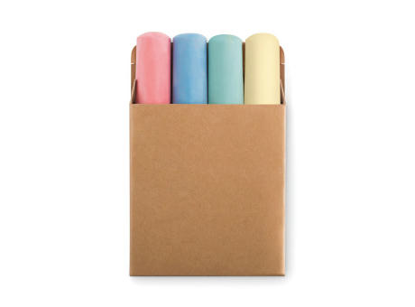 4 tizas de colores