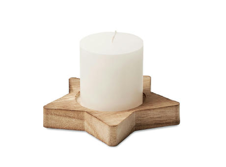 Porta velas madera