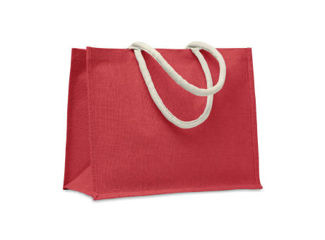 Bolsa de yute y asas algodón
