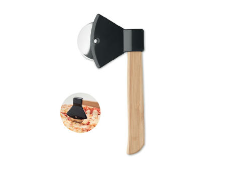 Cortador de pizza de bambú