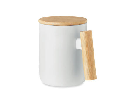 Taza de porcelana tapa 380 ml