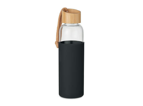 Botella vidrio 500 ml en funda