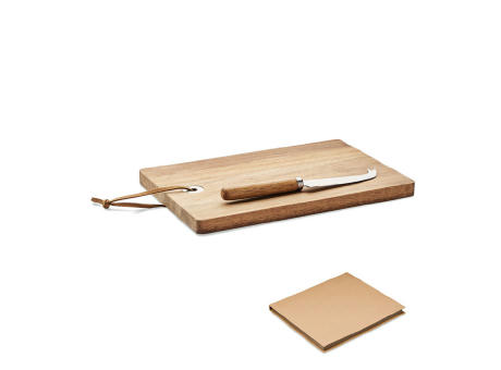 Set tabla quesos de acacia