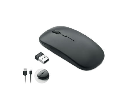 Ratón óptico recargable ABS