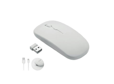 Ratón óptico recargable ABS