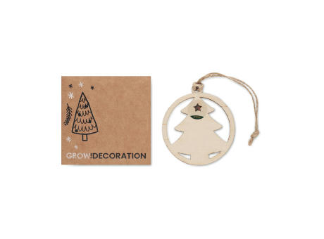 Colgador madera en forma árbol