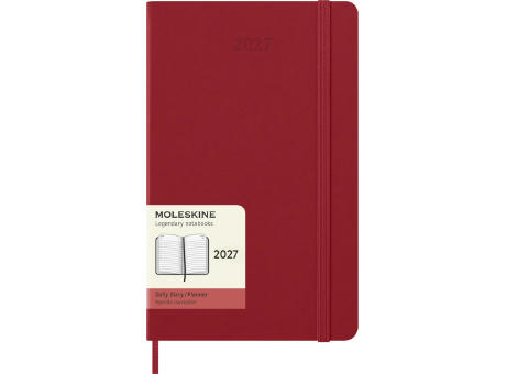 Agenda diaria de 12 meses con tapa dura Moleskine