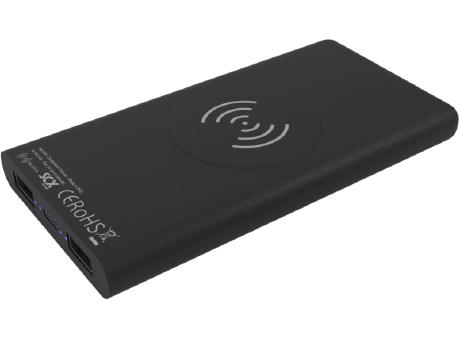 Batería externa inalámbrica de caucho luminosa de 10 000 mAh SCX.design P40