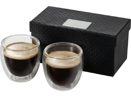 Set de 2 tazas espresso de cristal Boda