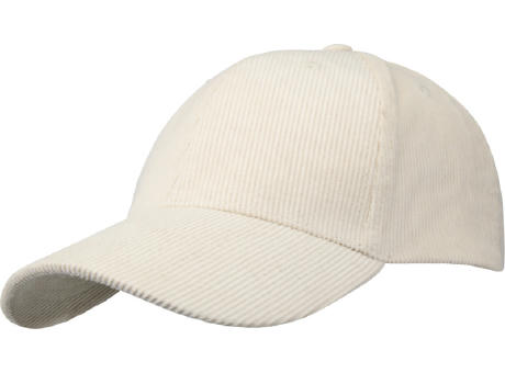 Gorra de 6 paneles de pana reciclada de 280 g/m² Hutton