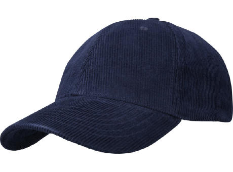 Gorra de 6 paneles de pana reciclada de 280 g/m² Hutton