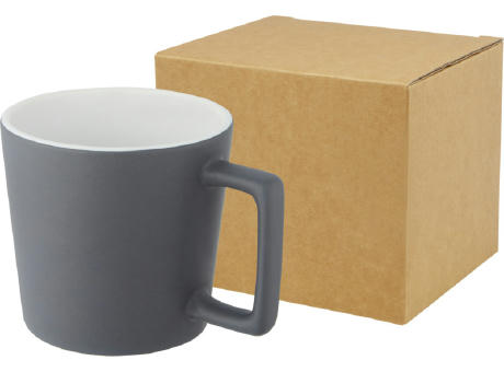Taza de cerámica de 370 ml con acabado mate Cali