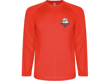 Camiseta deportiva hombre Montecarlo de manga de 150 g/m² larga