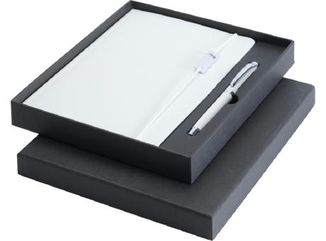 Set de libreta de tapa dura A5 y rollerball Legato Elegance