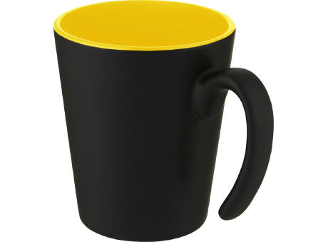 Taza de cerámica con asa de 360 ml Oli