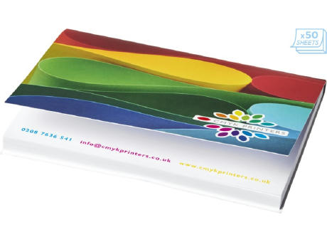 Notas adhesivas de 100x75mm con tapa blanda Sticky-Mate®