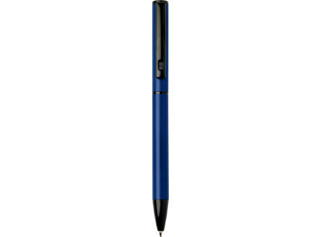 Bolígrafo giratorio de aluminio reciclado Verton con funda (tinta azul)