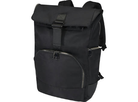 Mochila para portátil de 15" enrollable de material reciclado GRS de 18 L Rhine