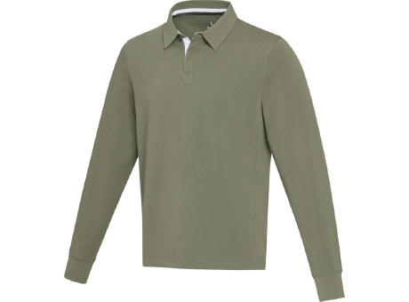Sudadera tipo polo de rugby unisex Clyde 