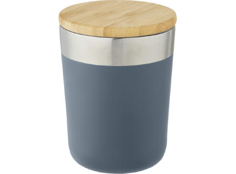 Vaso de 330 ml de acero inoxidable con aislamiento al vacío de cobre y tapa de bambú Lagan