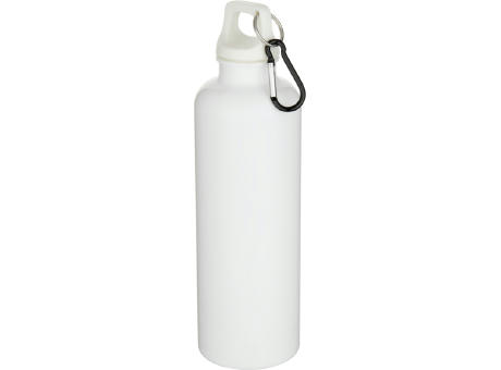 Botella de 750 ml con mosquetón en color liso de plástico reciclado con certificado RCS Oregon  