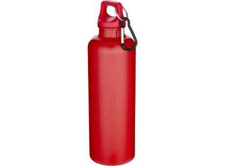 Botella de 750 ml con mosquetón en color liso de plástico reciclado con certificado RCS Oregon  