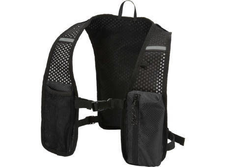 Chaleco de running de material reciclado con certificado GRS y mochila de hidratación de 5 L Varyon